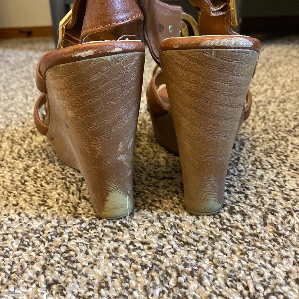 Wedge Strappy Heels